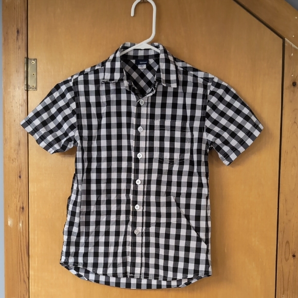 Boys Black And White Checkered Shirt - Picture 1 of 6